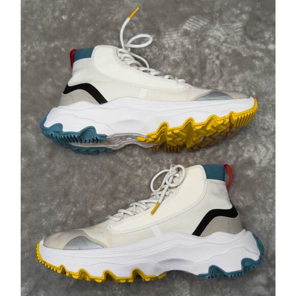 Sorel Kinetic Breakthru Venture Mid Waterproof White Moonstone Sneaker Womens 10 - Picture 4 of 16